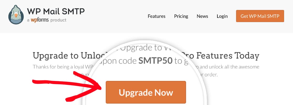 Upgrade to paid version of WP Mail SMTP