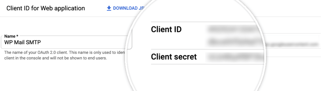 Copy Client ID and Client secret
