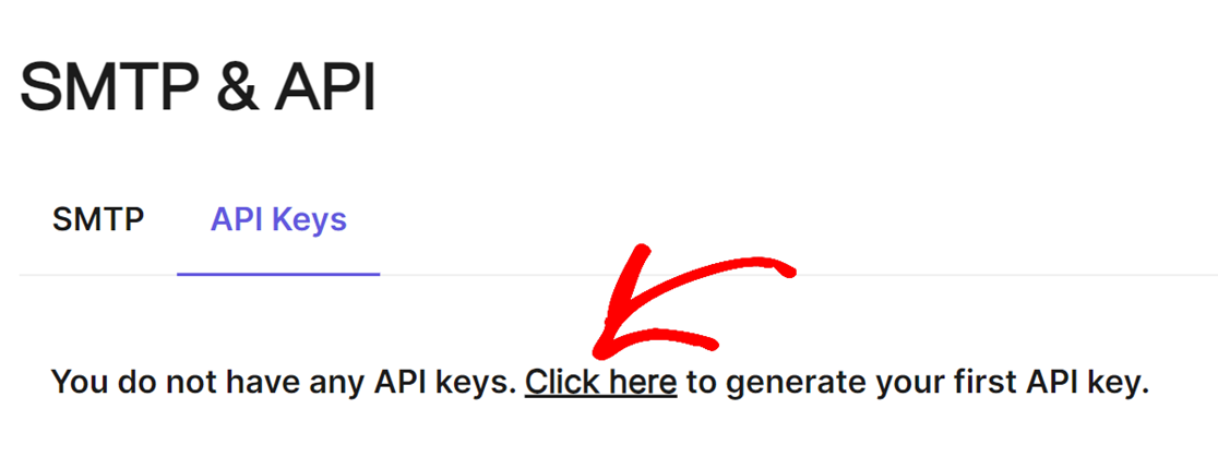 Click here to generate your API key