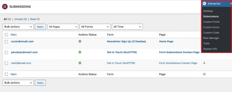 fixed-elementor-contact-form-not-sending-email