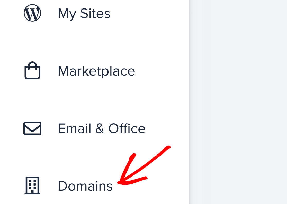 Edit Bluehost domains