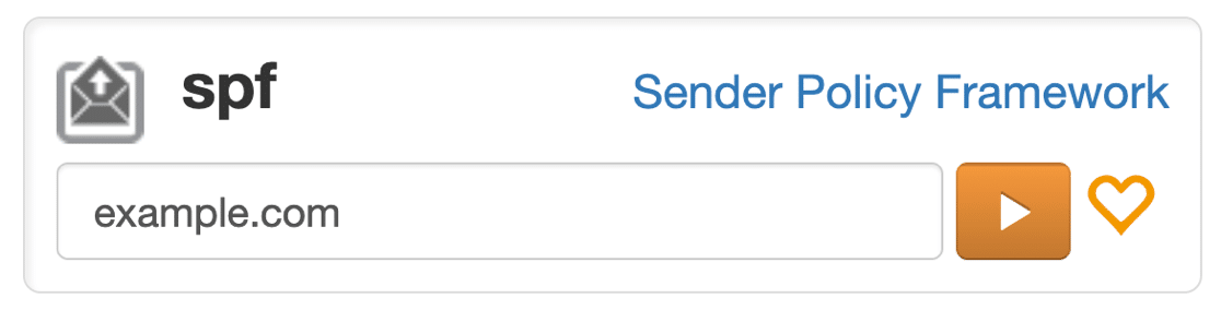 Check SPF record in MXToolbox