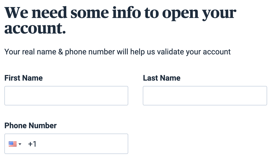 Adding your name and phone number to your Sendinblue account