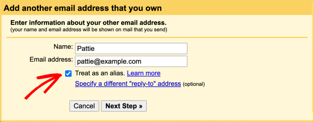 send email as alias gmail