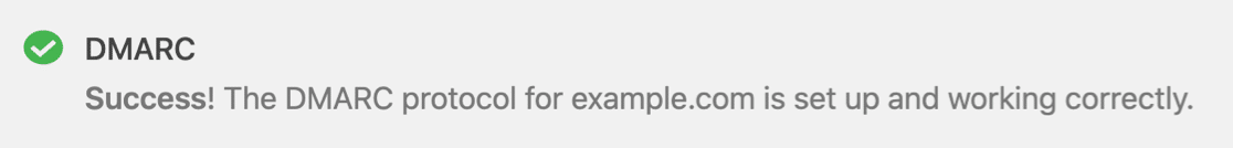 Created DMARC record in WP Mail SMTP
