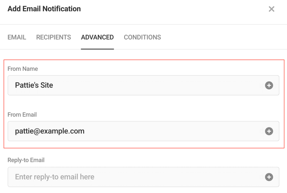 Advanced form settings in Forminator