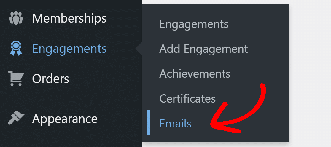 Opening LifterLMS engagement emails