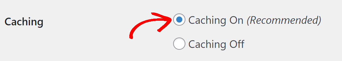 enable caching in wp super cache