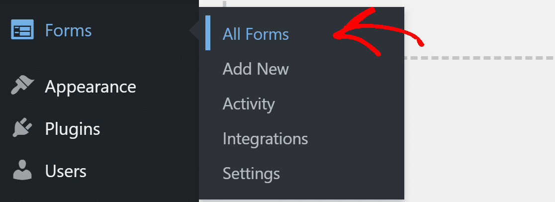 open HappyForms settings