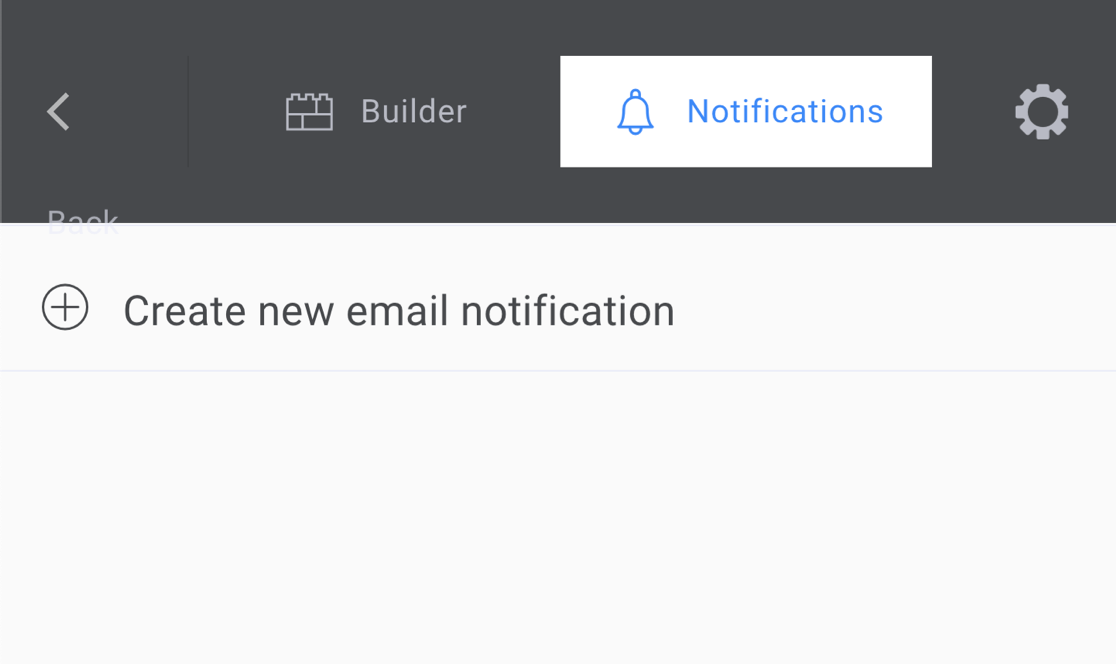 Kali Forms no notifications