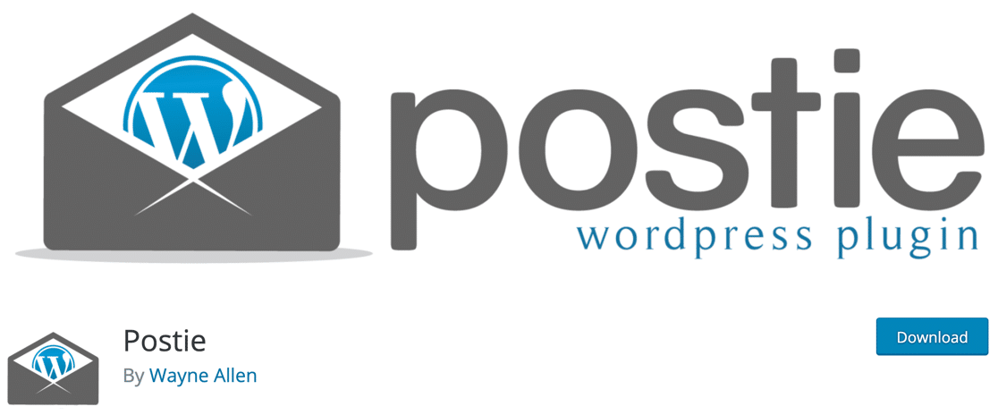 Postie post by email plugin for WordPress