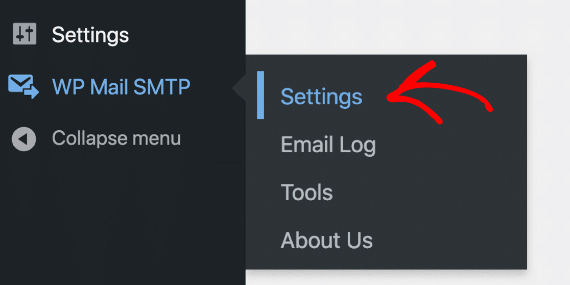 WP Mail SMTP settings