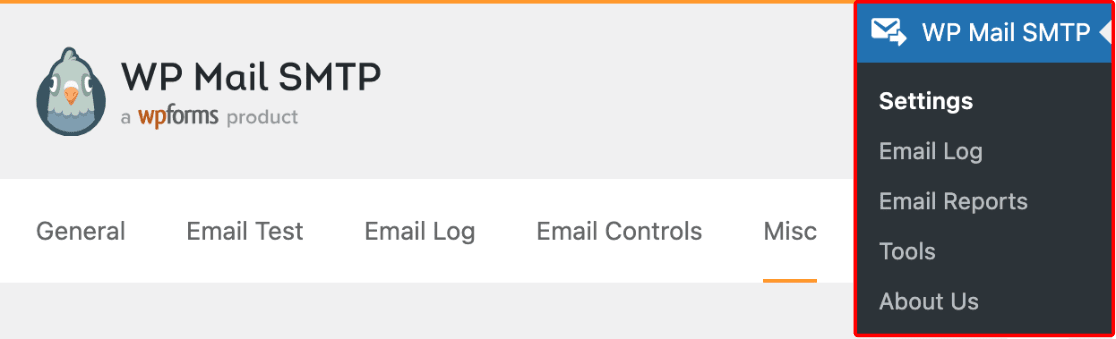 WP Mail SMTP misc settings