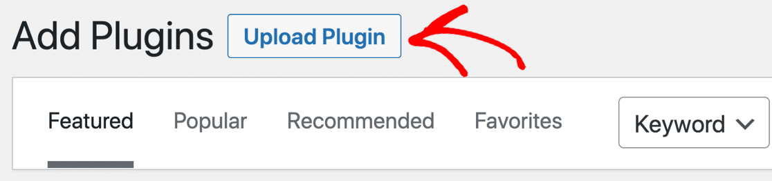 Add plugin button