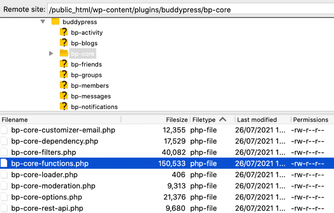 Add code snippet to bp-core-functions.php to fix BuddyPress activation email
