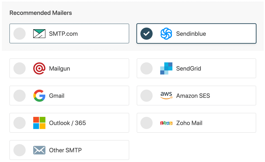 Choose an email service provider for WordPress SMTP