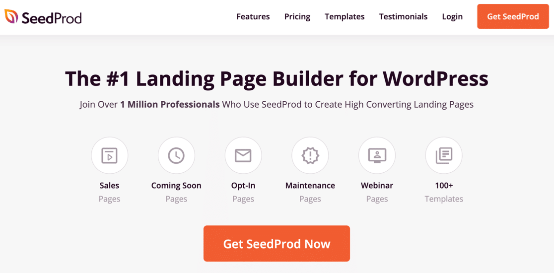 SeedProd homepage