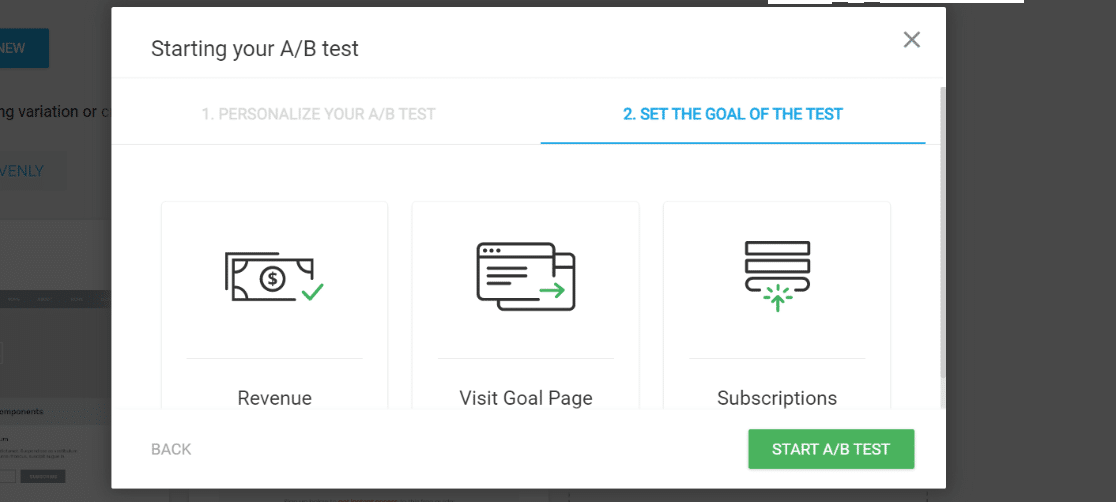 Thrive Optimize goals