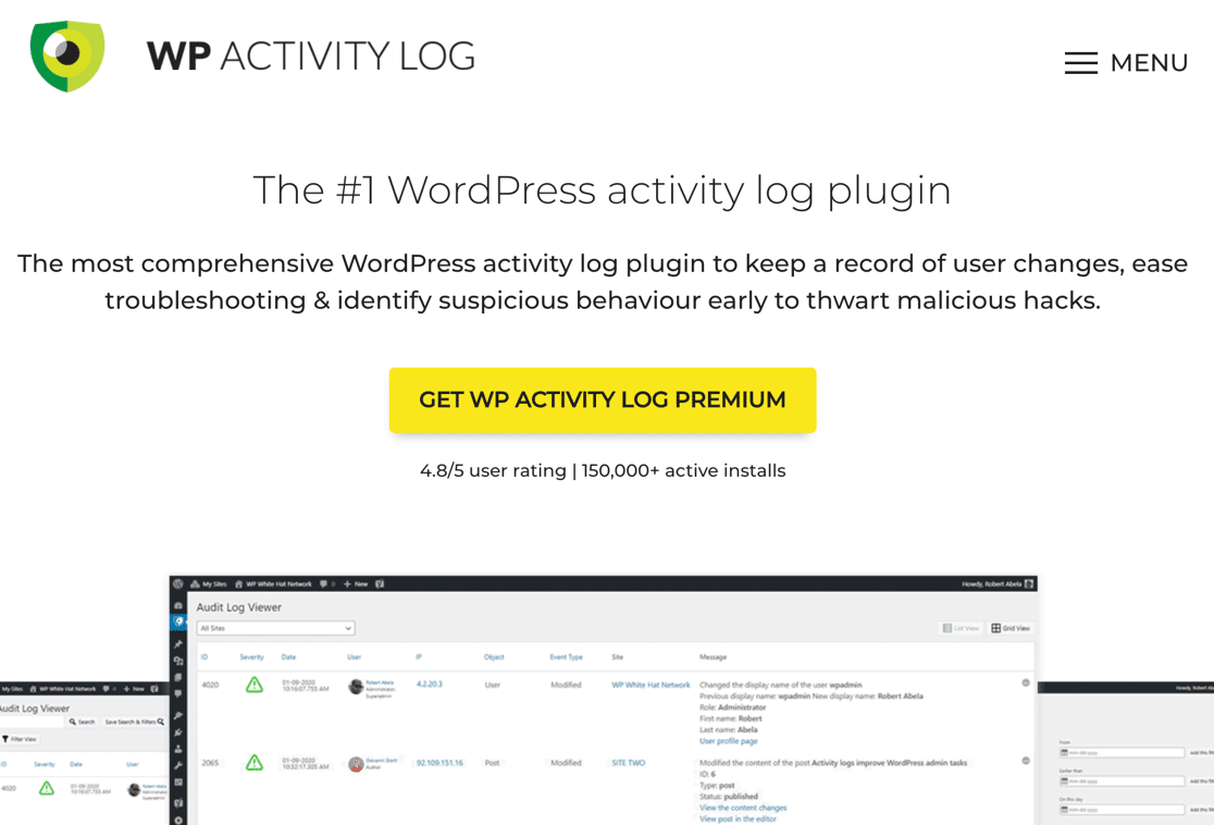 WP Activity Log: WordPress user tracking plugin