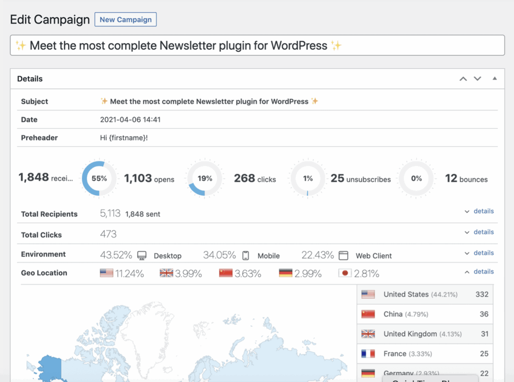 mailster-interface - WP Mail SMTP Mailster interface