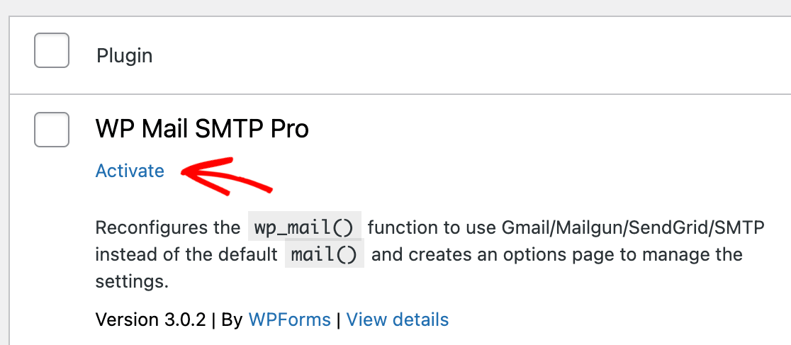 Activating WP Mail SMTP on a subsite in a multisite network