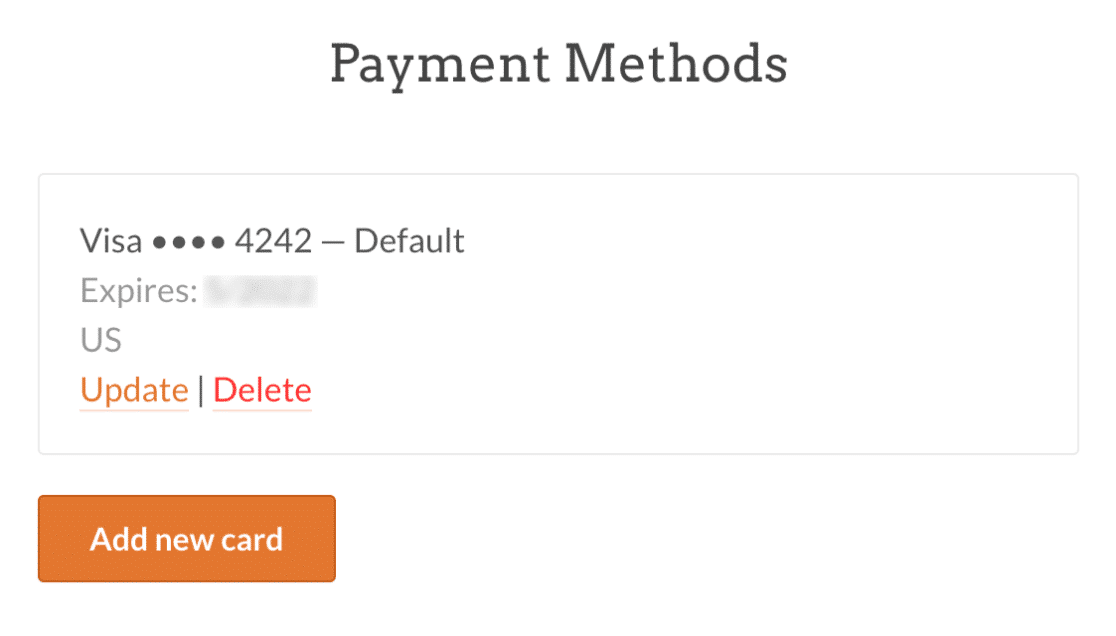 Payment Methods in WP Mail SMTP account