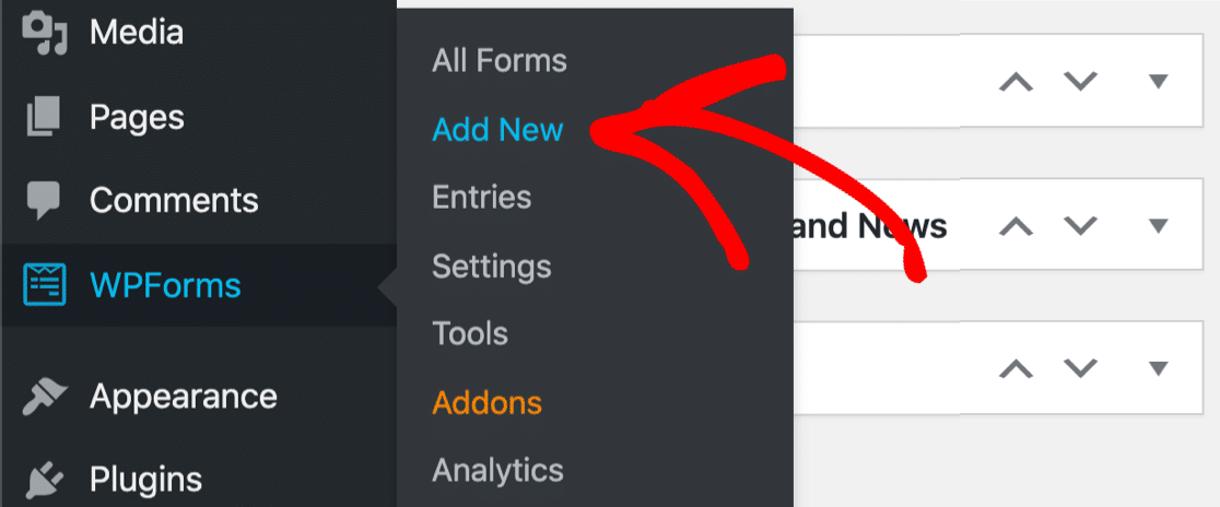 How to add a form to a page in WordPress