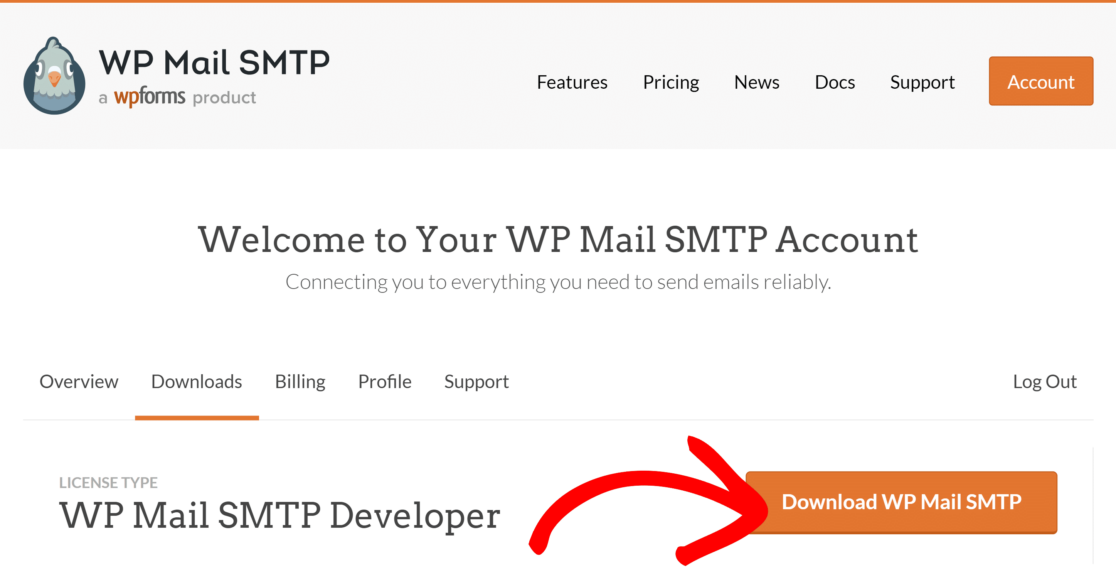 Download WP Mail SMTP ZIP file