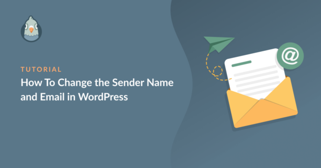 Change WordPress email sender