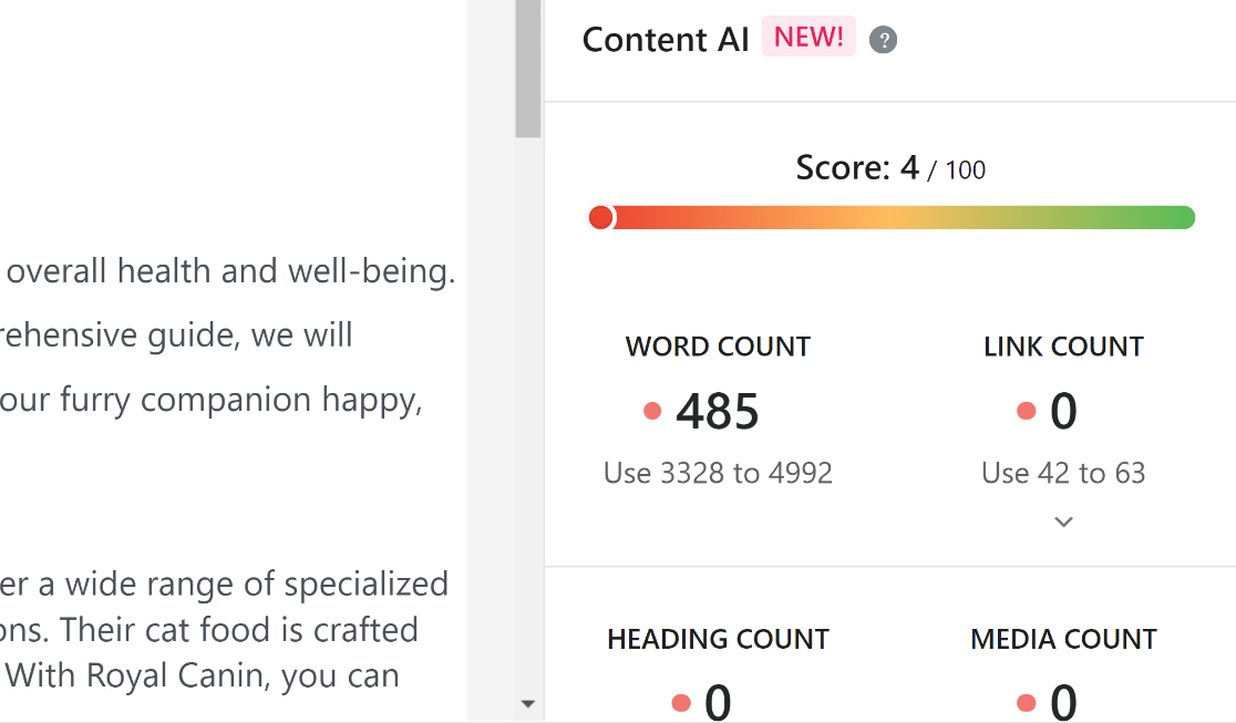 RankMath content AI