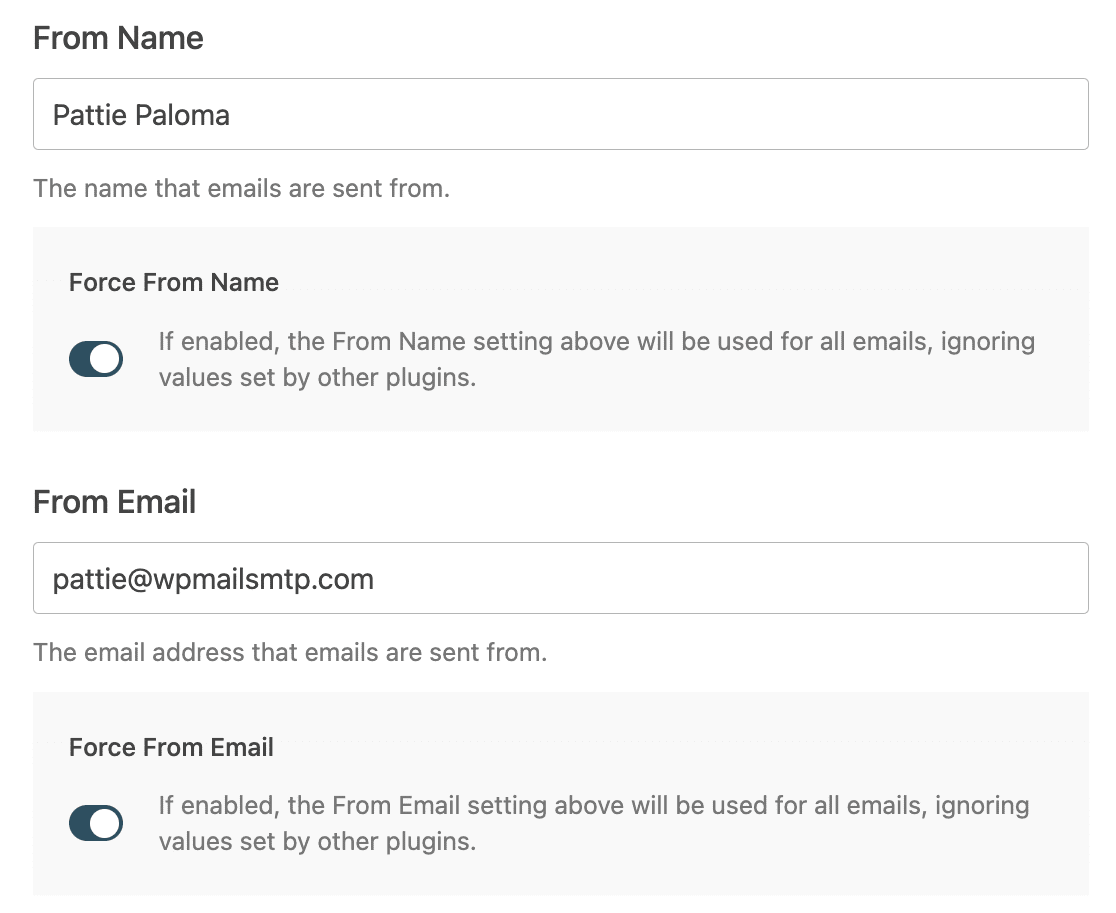 Forcing the From Name and From Email in the Setup Wizard