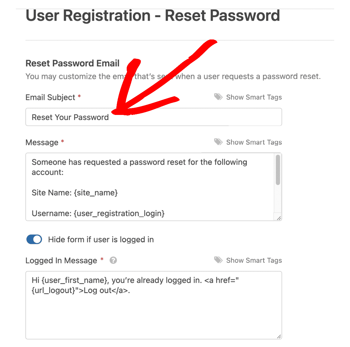 reset my live email password