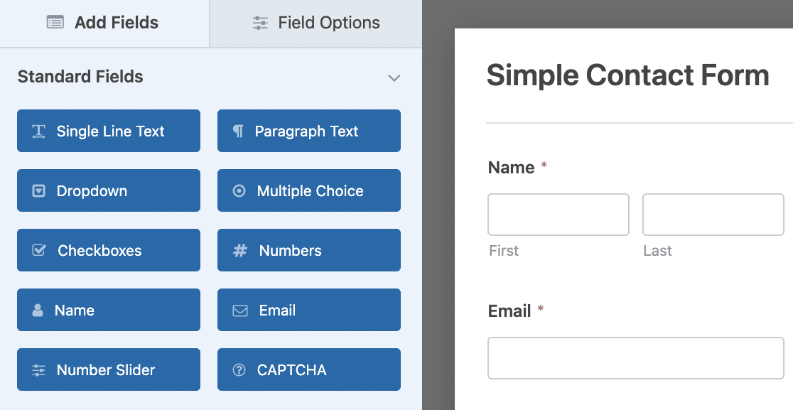 wordpress create custom form plugin