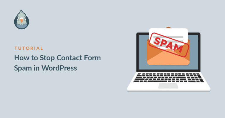 How to Stop Contact Form Spam in WordPress