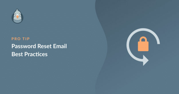 password reset email best practices