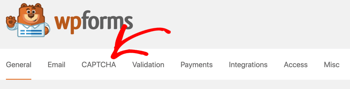 WPForms CAPTCHA
