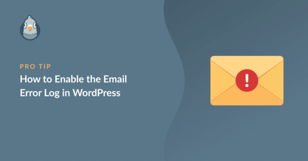 How to enable the email error log in wordpress