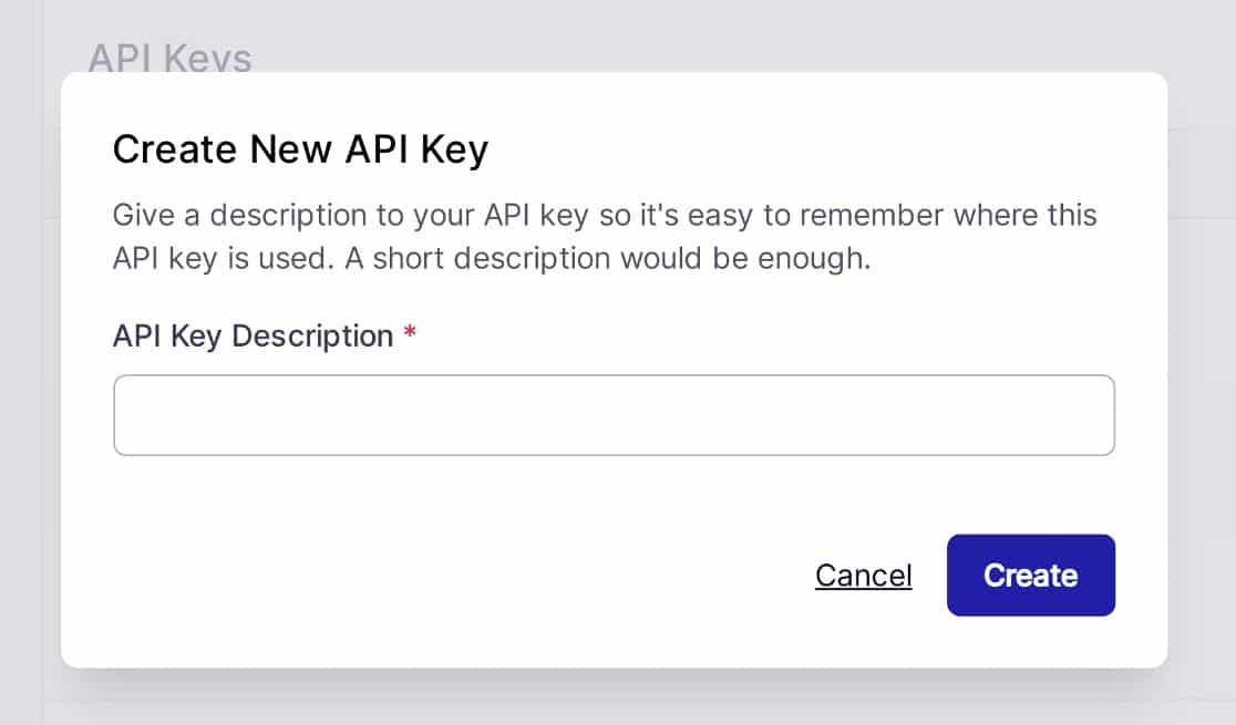 SendLayer API Key Description
