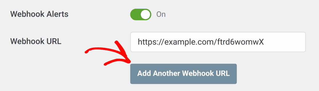 Add another webhook URL
