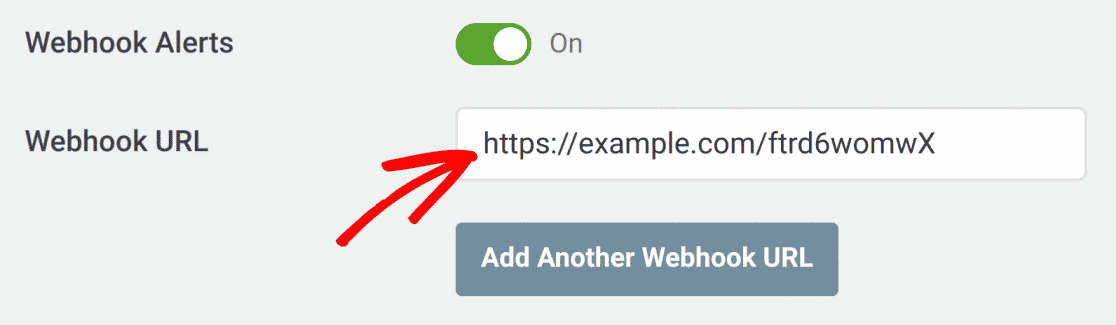 Webhook URL added