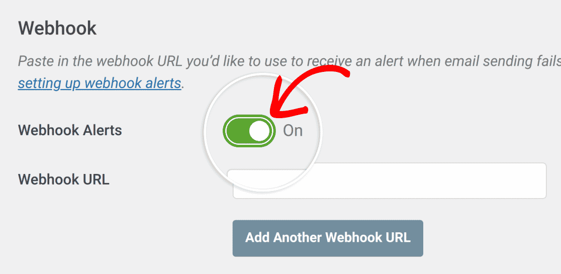 Webhooks alerts on