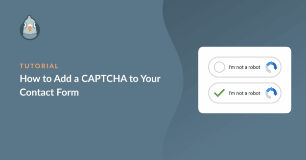 How to add CAPTCHA to contact form