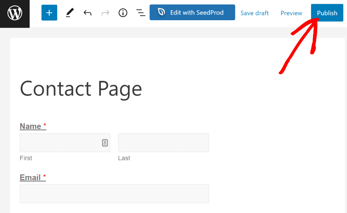 publish form with hcaptcha