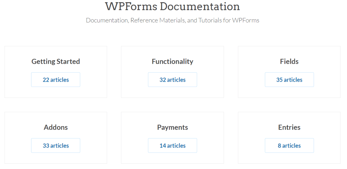 wpforms documentation
