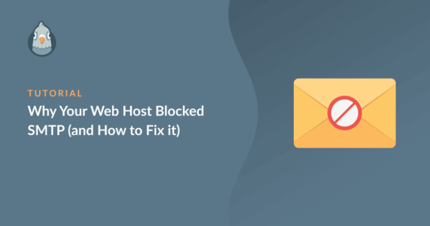 why your web host blocked smtp and how to fix it