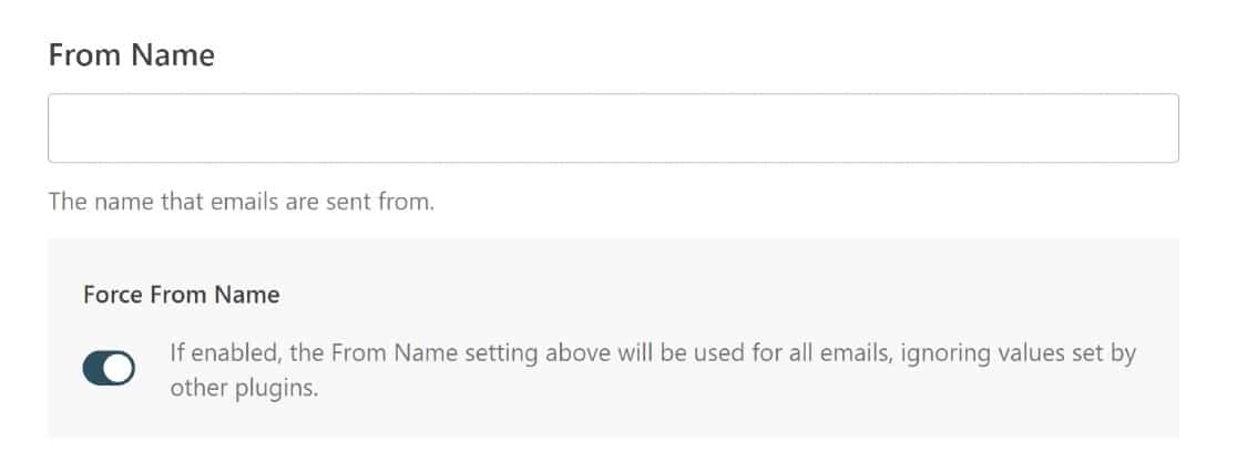 From name setting in smtp setup wizard