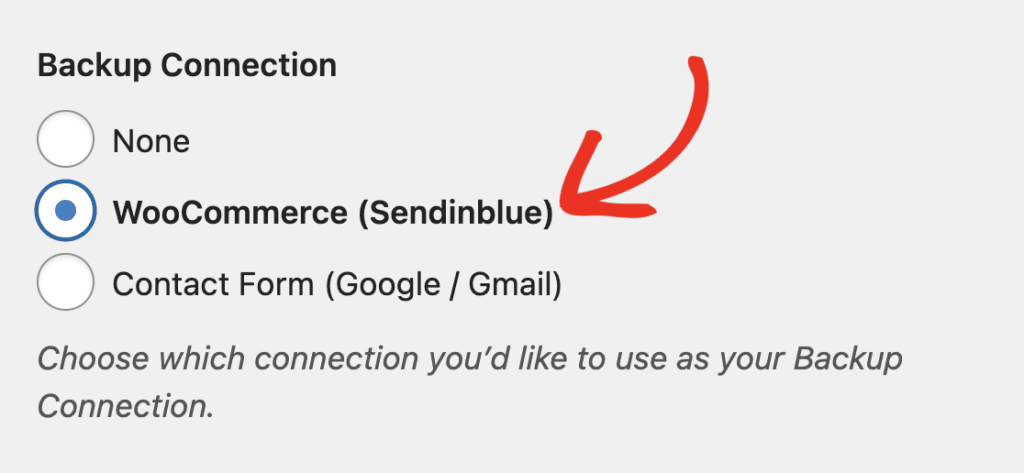 choose-a-backup-connection - WP Mail SMTP バックアップ接続を選択する