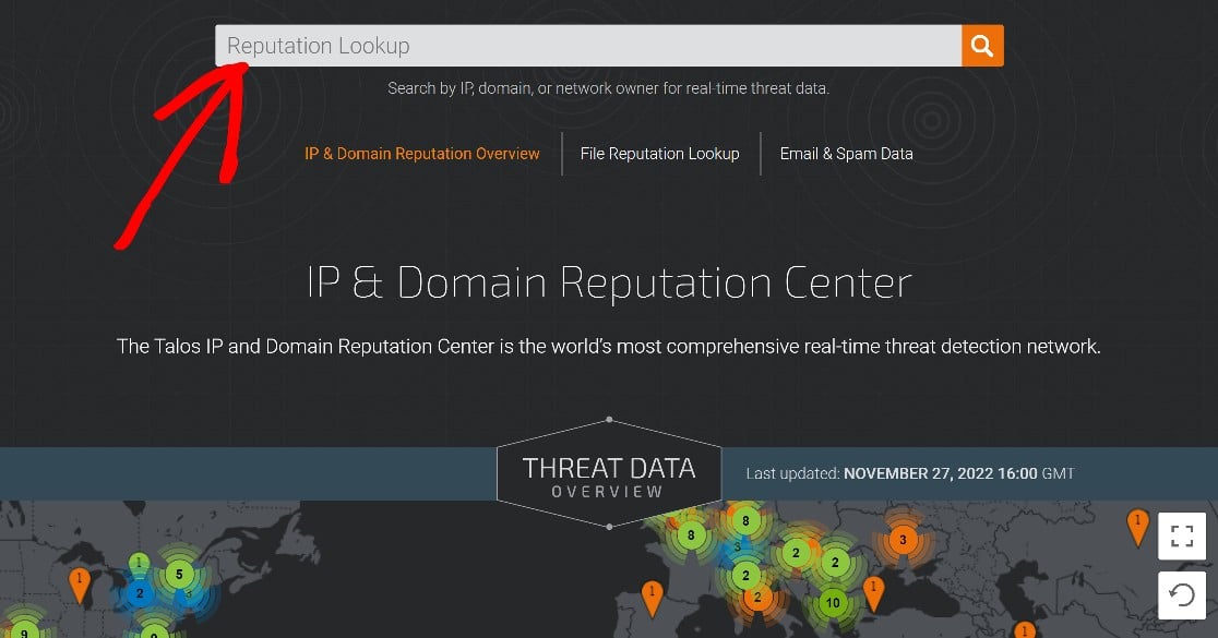 talos intelligence reputation center