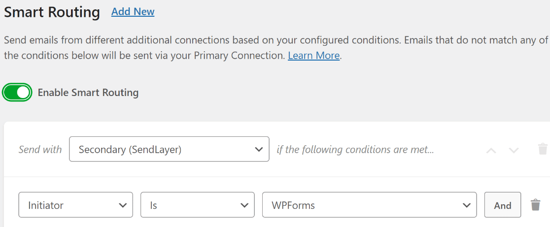 Smart routing with WP Mail SMTP