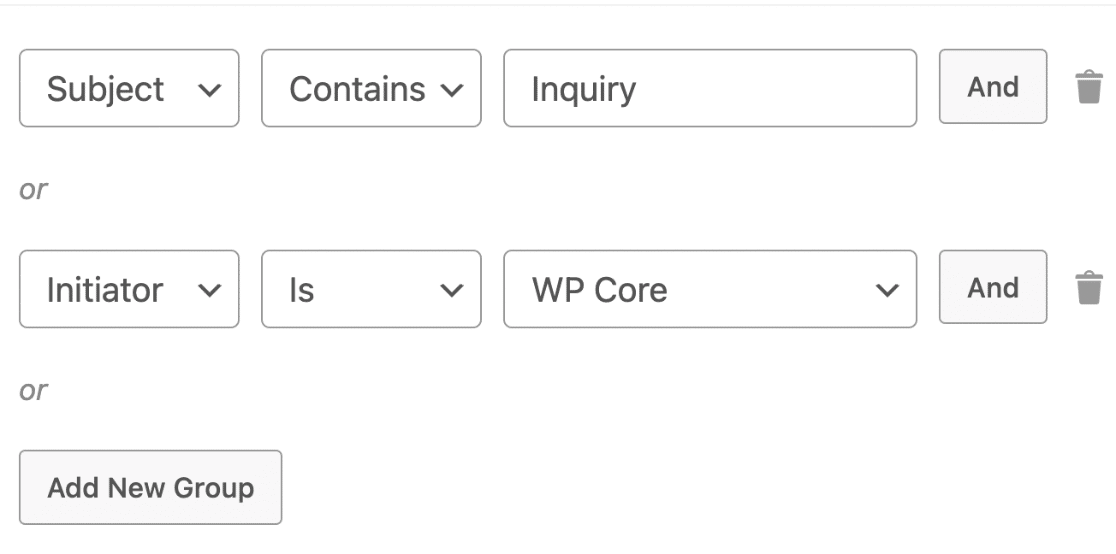 configuring rules smart routing